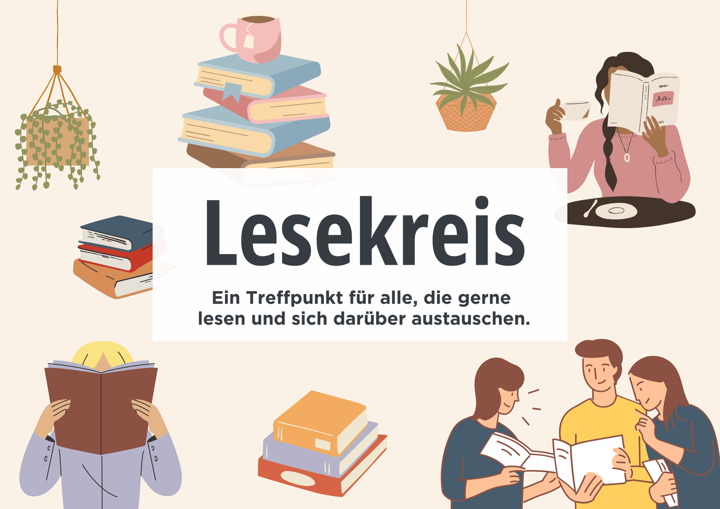 Veranstaltungsbild für den Lesekreis in der Regionalbibliothek Neubrandenburg | © Regionalbibliothek Neubrandenburg
