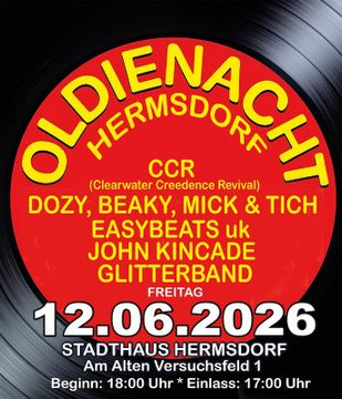OLDIENACHT Hermsdorf - mit den Originalbands DOZY, BEAKY, MICK &
