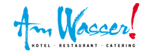 Logo Hotel am Wasser. Hotel, Restaurant, Catering